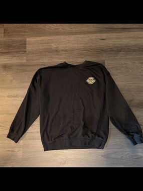 Volcom Black Crewneck Sweater with Chest Logo